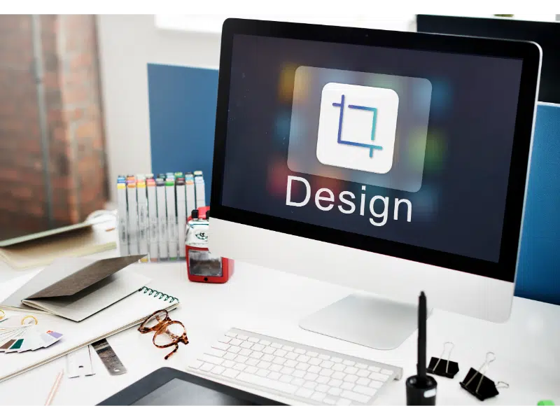 design software resize icon concept