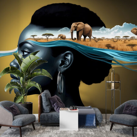 DECORATION MURAL AVEC VINYL MAT