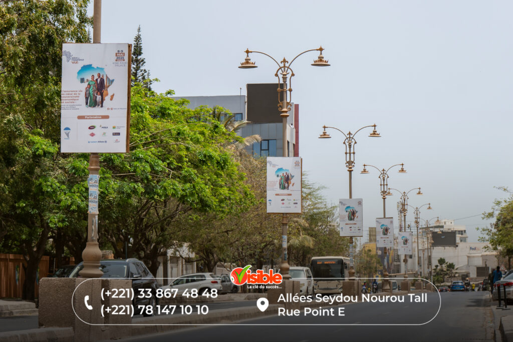 affichage extérieur | visible Dakar