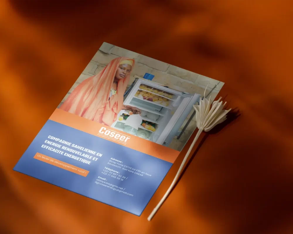 A6 Flyer with Overlay Shadows