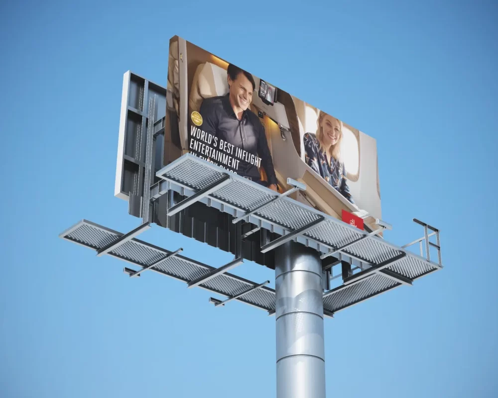 Panneaux Publicitaires - Billboard Mockup 2 - visible