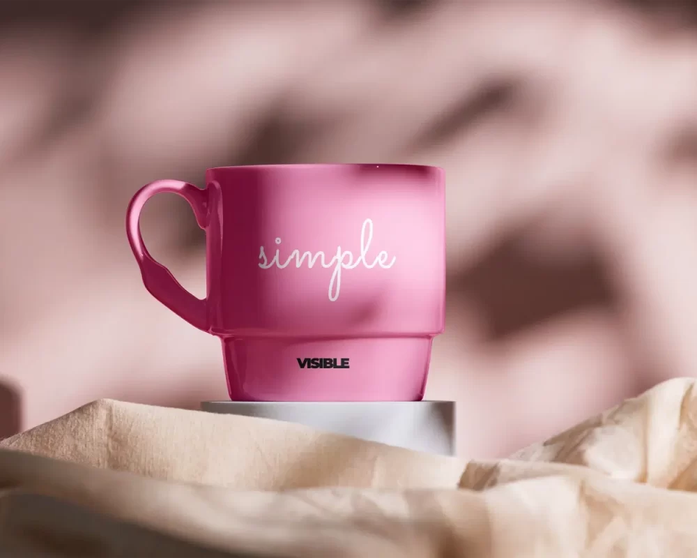 Mug Mockup with Shadows